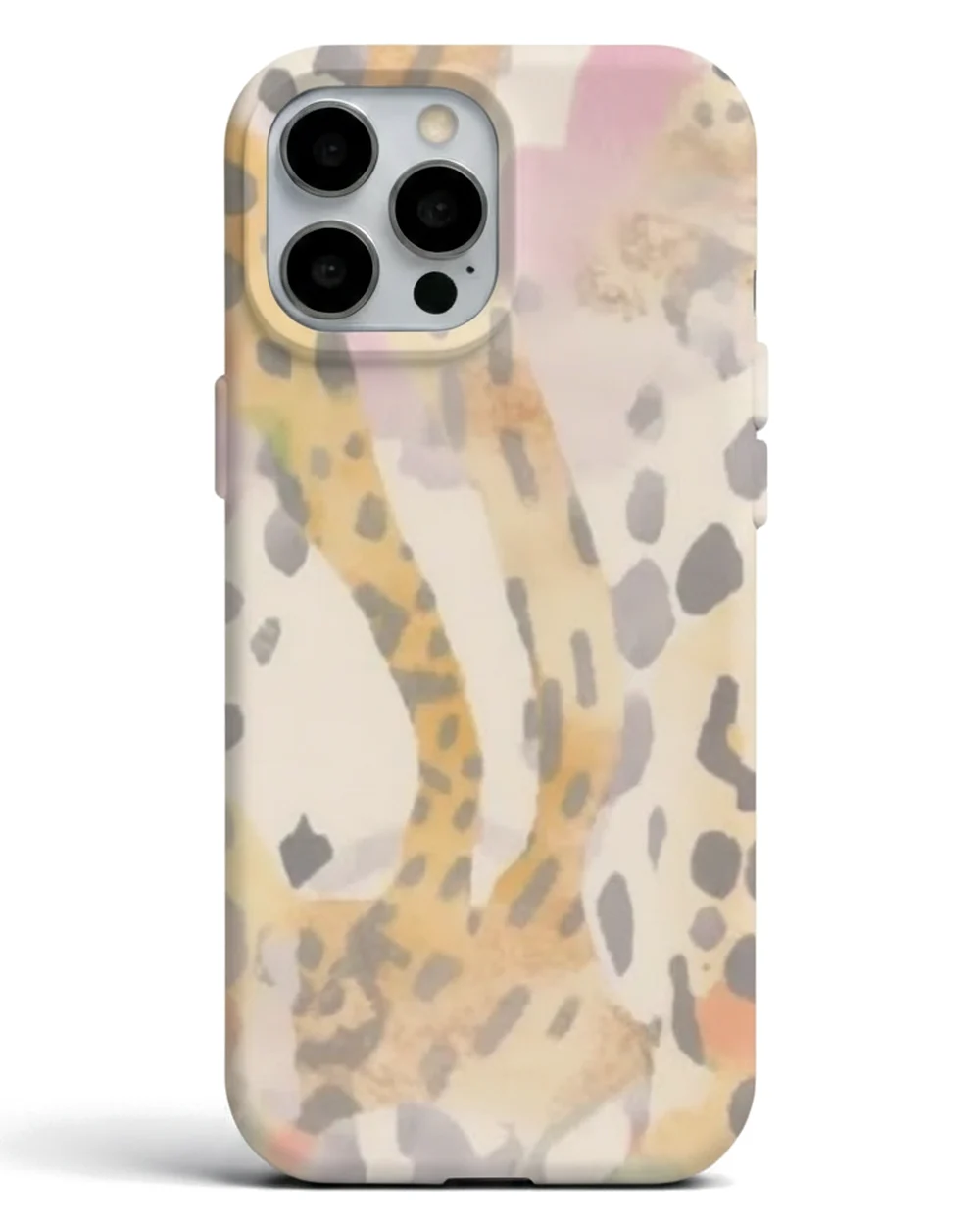 Pastel Leopar telefon kılıfı